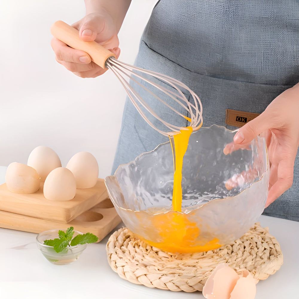 12-Piece Silicone Kitchen Utensil Set with Bamboo Handles and Holder – Heat-Resistant Nonstick Cooking Tools for Home Chefs | Thomler