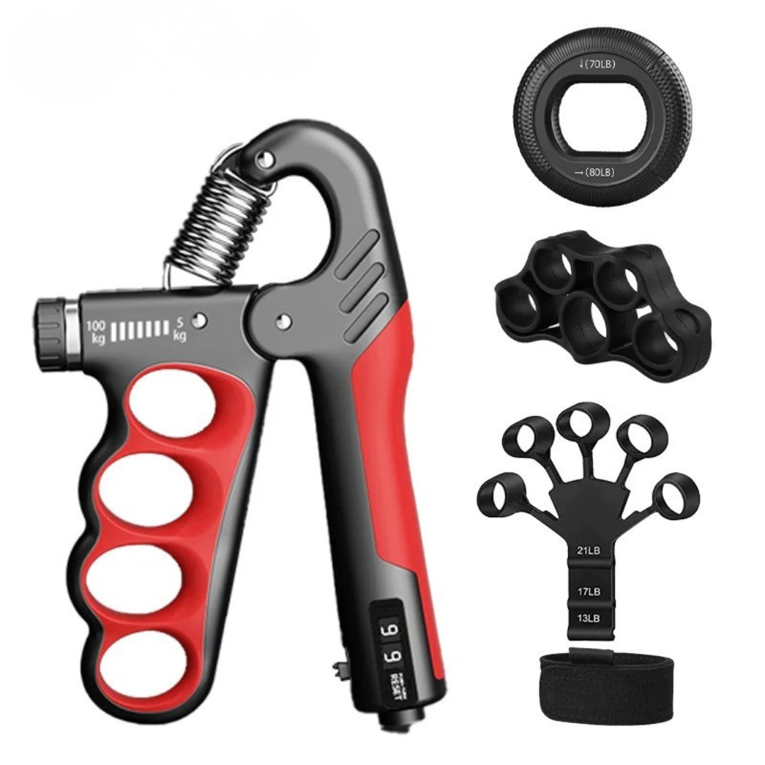 Adjustable Hand Gripper for Forearm & Wrist Training – Metal Spring Strengthener for Rehab & Fitness | Thomler