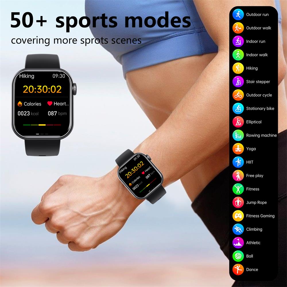 Health Tracking Smartwatch – Heart Rate, Blood Pressure, Oxygen & Sleep Monitor – Waterproof Fitness Watch with Bluetooth Calling & 50+ | Thomler