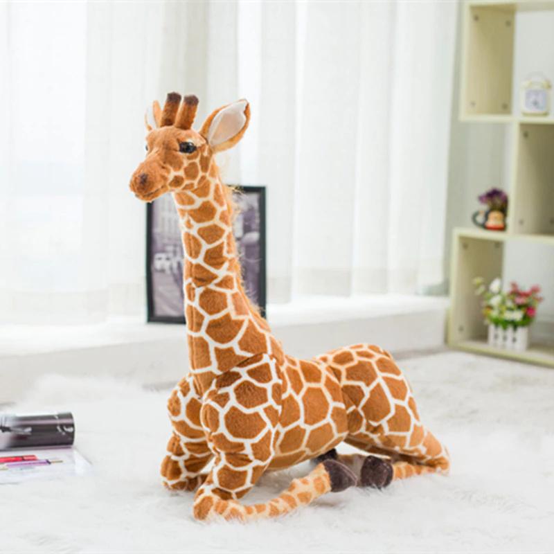 Oversized Plush Giraffe Toy for Kids Bedroom – Soft Cotton Huggable Nursery Companion | Thomler