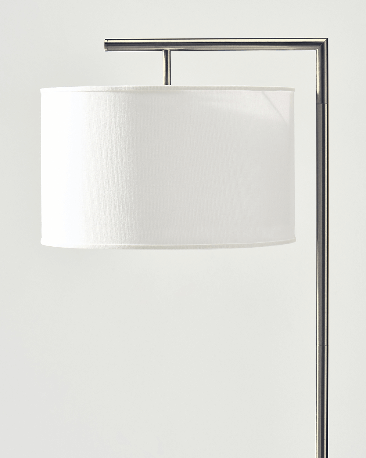 Vloerlamp Modern Met Stoffen Kap 152cm LED Zwart Messing Nikkel | Sansoti