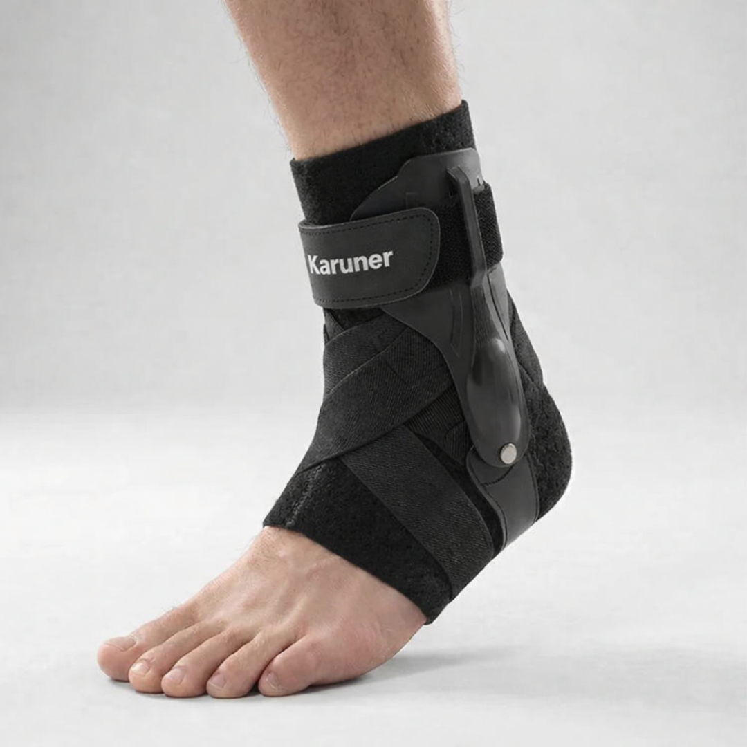 Adjustable Ankle Support Brace with Compression Straps for Sports & Recovery – Breathable Stabilizer for Running, Basketball, Soccer | Thomler