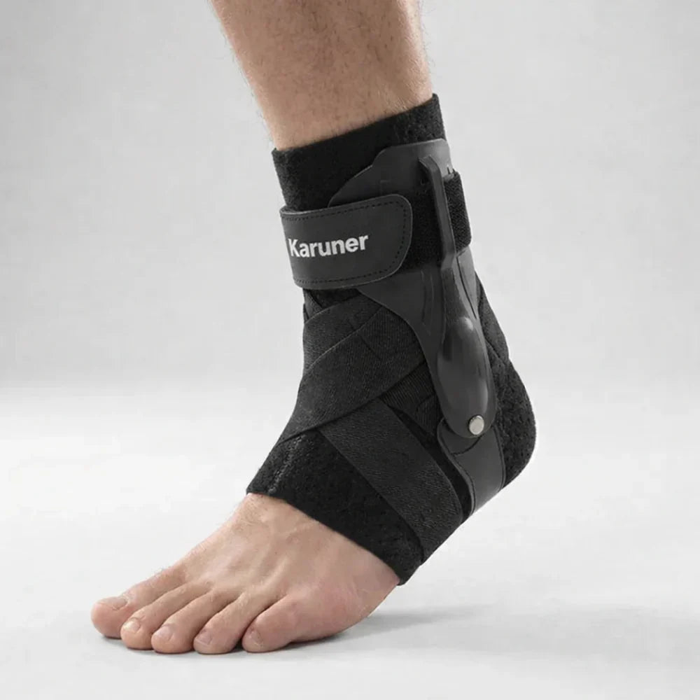 Adjustable Ankle Support Brace with Side Stabilizers for Sports Recovery and Joint Protection | Thomler