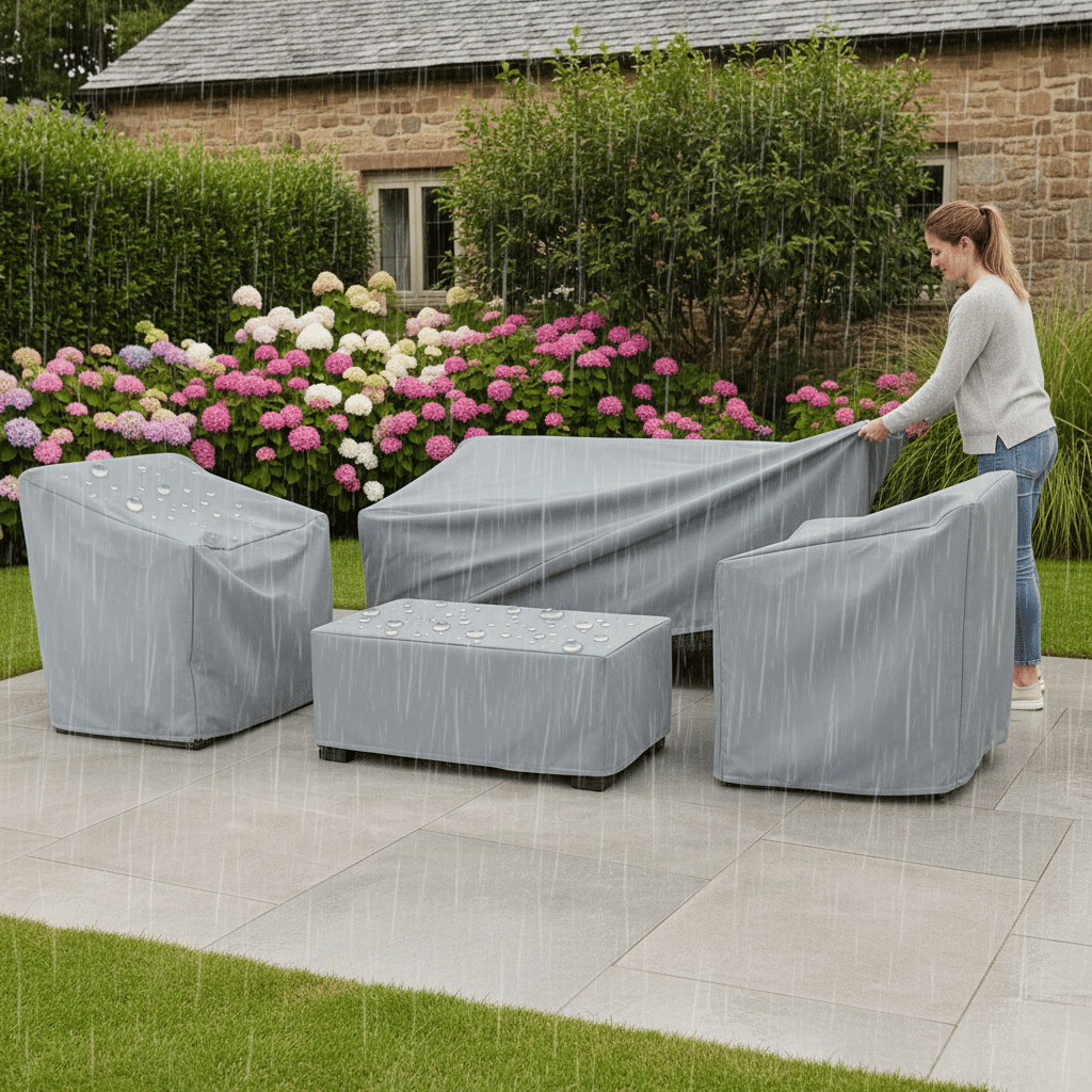 All-Weather Outdoor Furniture Cover - Waterproof UV-Resistant Patio Protection Year-Round | Thomler