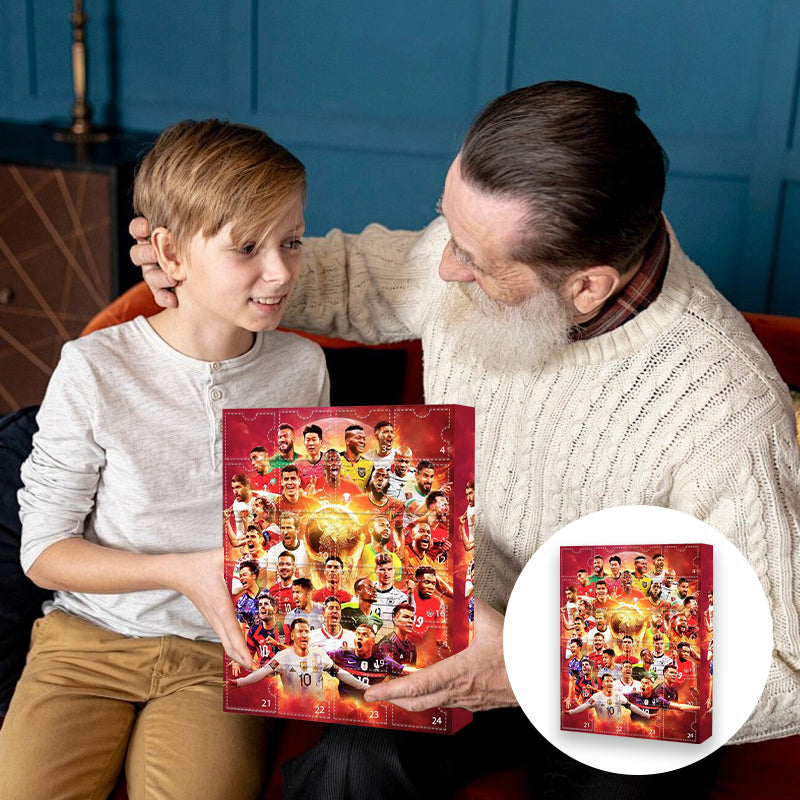 Soccer Advent Calendar – 24-Day Countdown with Player Figurines | Thomler