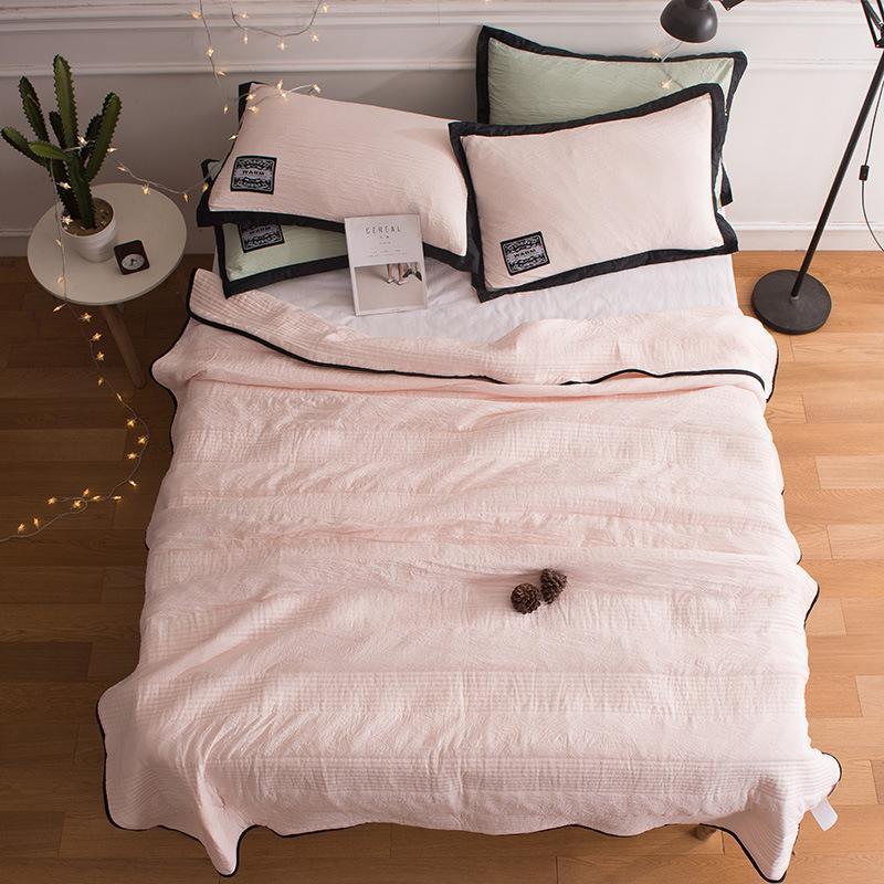 Lightweight Summer Throw Blanket – Breathable Bamboo Cotton Blend for Bed & Couch | Thomler