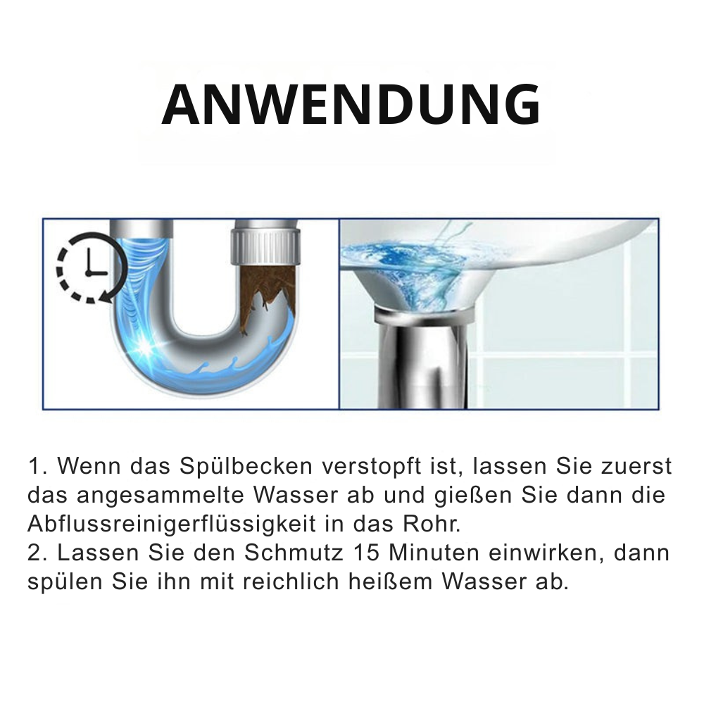 ClearSense – Kraftvoller Abflussreiniger 350g | 1+1 GRATIS