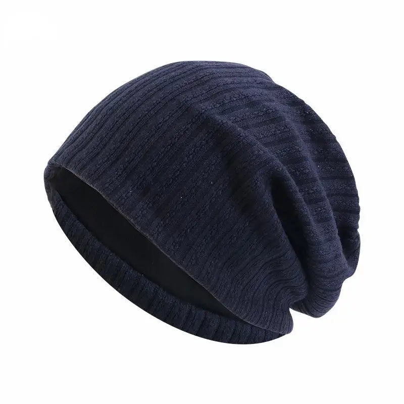 Textured Knit Beanie – Soft Cotton-Blend Winter Cap for Men & Women, One Size Fits All | Thomler