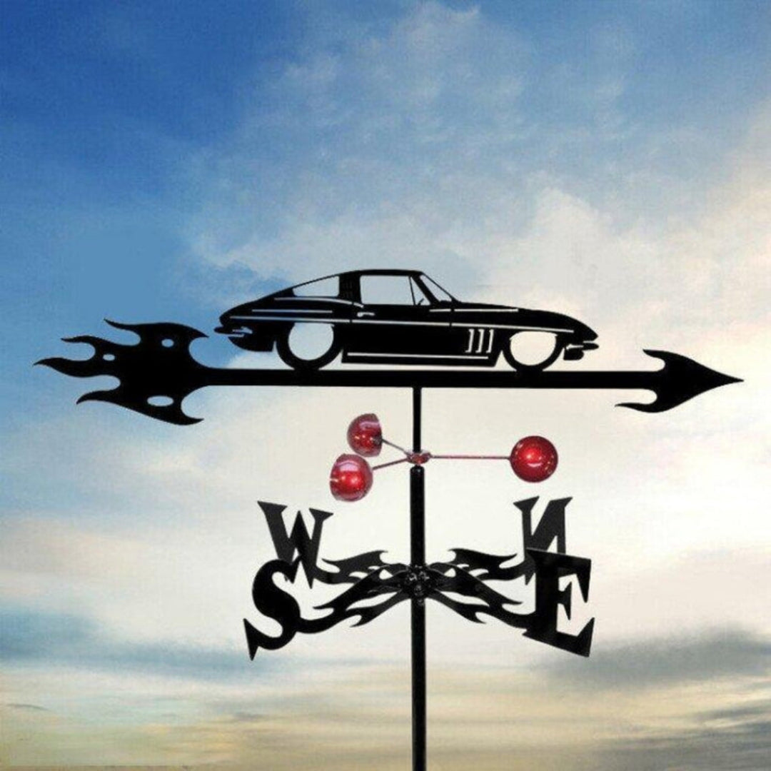 Decorative Weather Vane for Yard – Stainless Steel Wind Direction Indicator, Weatherproof Garden Accent | Thomler