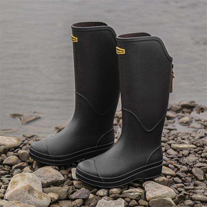 Tall Waterproof Rain Boots for Women – Anti-Slip Outdoor Footwear for Wet Weather, Garden, Festivals | Thomler