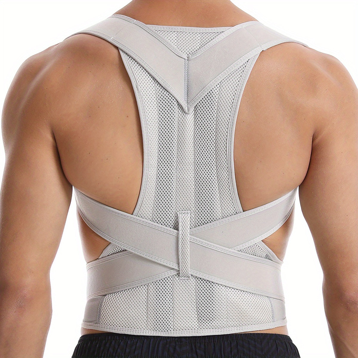 Adjustable Posture Corrector Brace for Back Support – Breathable Neoprene Upper Back Straightener for Men & Women | Thomler