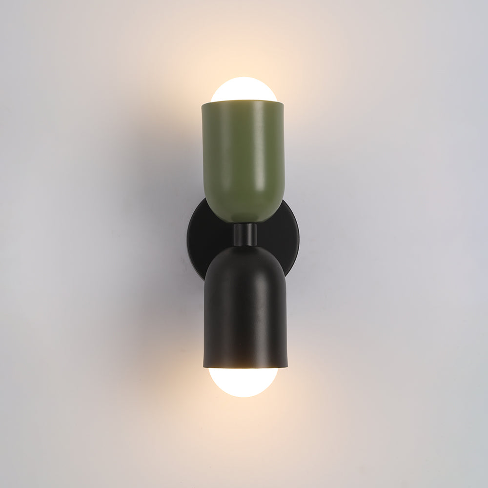 Two-Head Adjustable Wall Sconce in Vibrant Metal Finishes for Living Room Bedroom Accent Lighting | Thomler