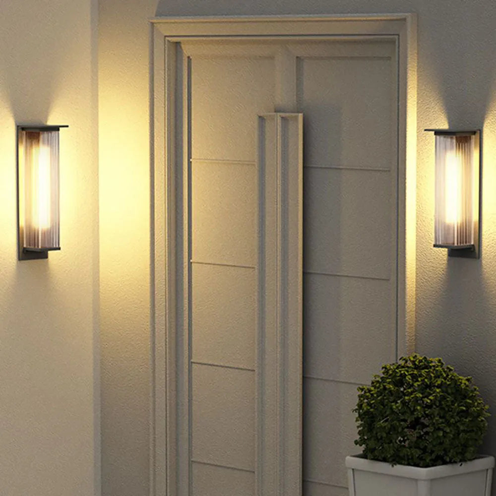 Weatherproof Linear Sconce for Exterior Walls – Hardwired LED Fixture in Matte Finish for Patios & Entryways | Thomler