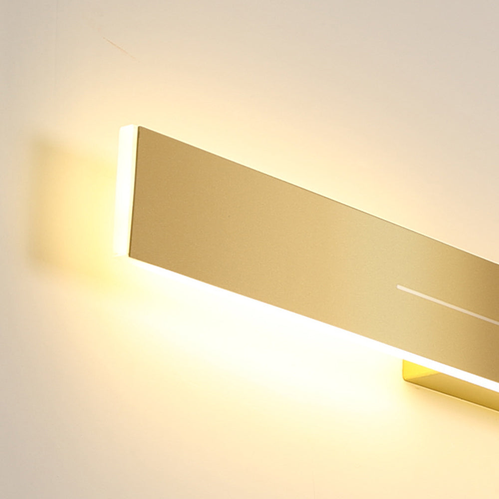 Linear Wall Sconce – LED Modern Metal Accent Light for Living Room Bedroom Hallway Entryway – Dimmable Option Available – Rectangular | Thomler