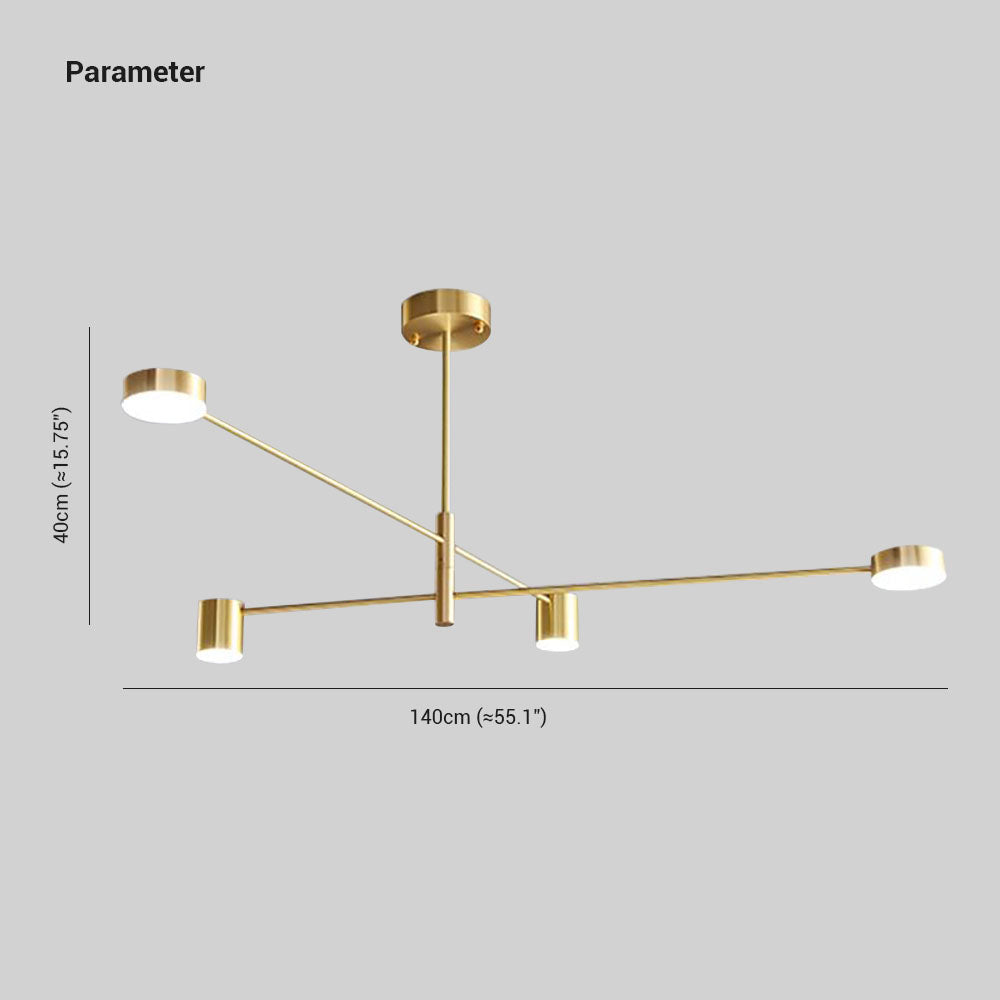 Industrial Branch Pendant Light LED Multi-Arm Metal Ceiling Fixture for Dining Room Kitchen Island 4/6/8 Arm Configuration | Thomler