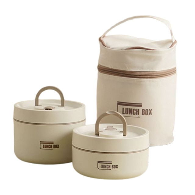 Insulated Stainless Steel Lunch Box with Leak-Proof Seal for Work, School & Travel | Keeps Food Hot for Hours | Double-Wall Food Container | Thomler