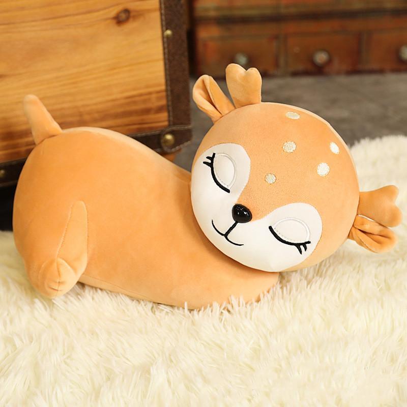 Soft Plush Deer Toy for Kids & Nursery Decor – 20 Inch Cuddly Woodland Animal Stuffed Figure, Gentle Expression Fawn for Toddlers & Baby | Thomler