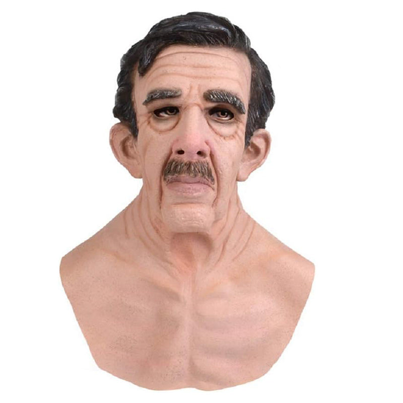 Full Face Character Mask for Adults – Natural Latex Costume Headpiece for Halloween, Theater & Cosplay Events | Thomler