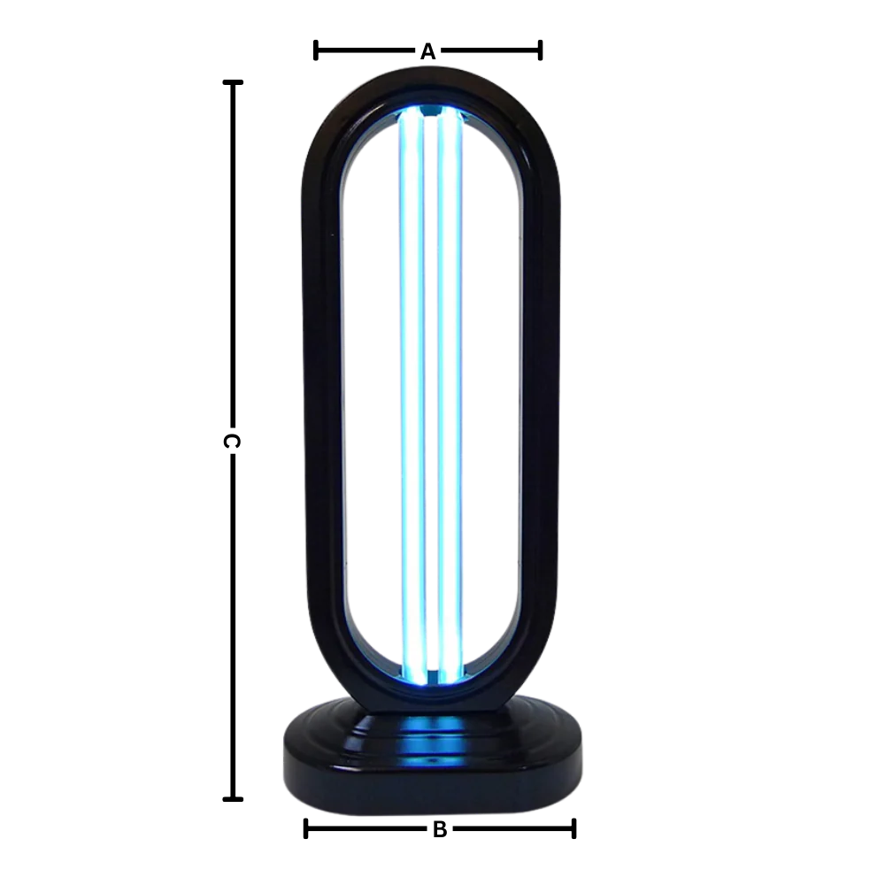 UV-C Sanitizing Light Bulb for Mattresses Carpets Upholstery | Portable Germicidal Lamp 38W | Bacteria Virus Bed Bug Eliminator with | Thomler