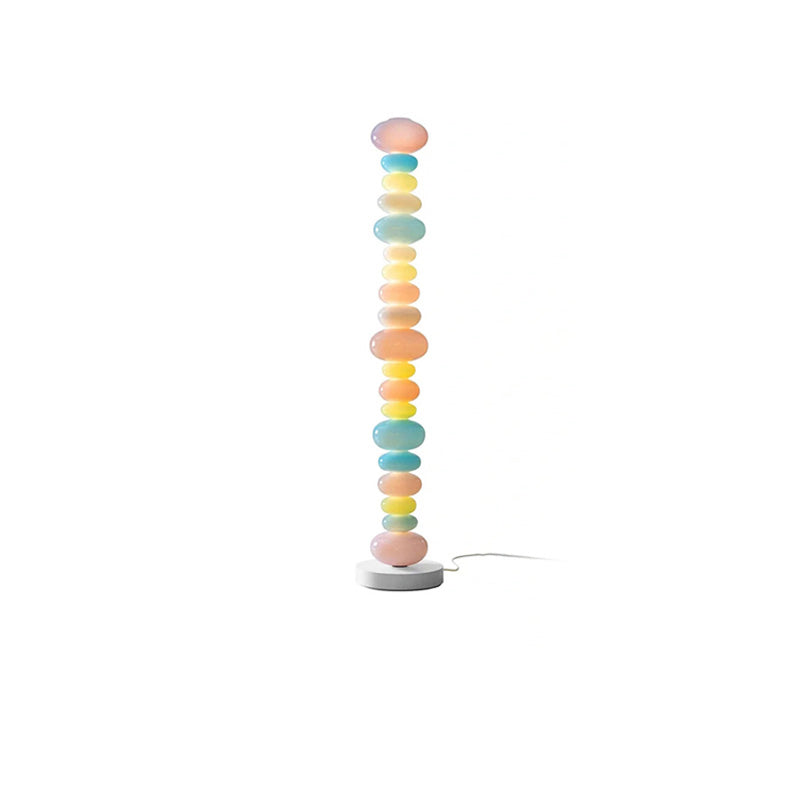 Floor Lamp Acrylic Candy Column 63 in Decorative Living Room Bedroom Lighting Accent | Thomler