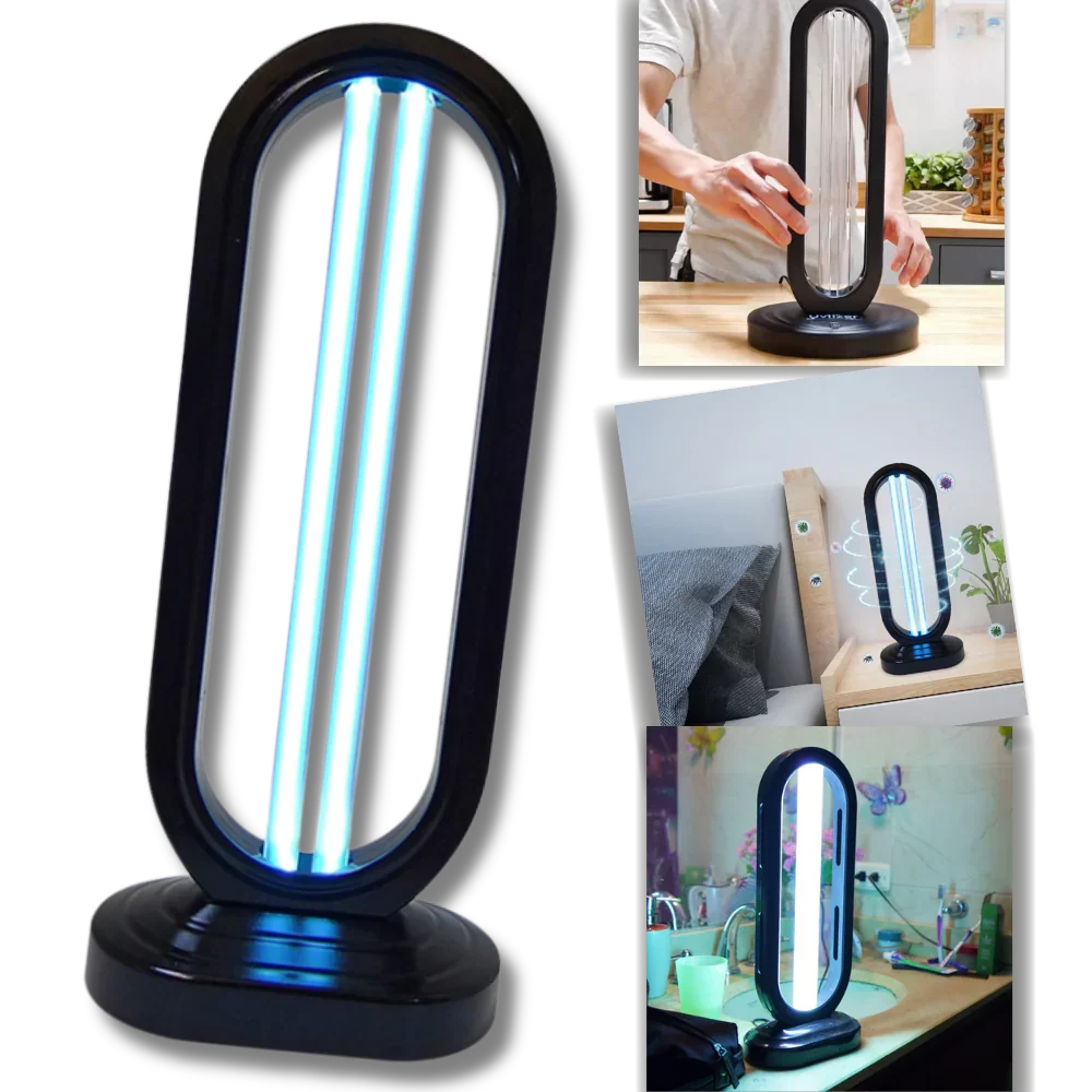 UV-C Sanitizing Light Bulb for Mattresses Carpets Upholstery | Portable Germicidal Lamp 38W | Bacteria Virus Bed Bug Eliminator with | Thomler