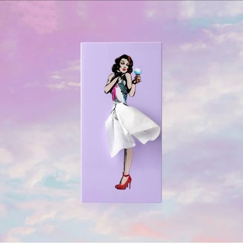 Boxgella – Retro Tissue Deko-Box | 2+1 GRATIS