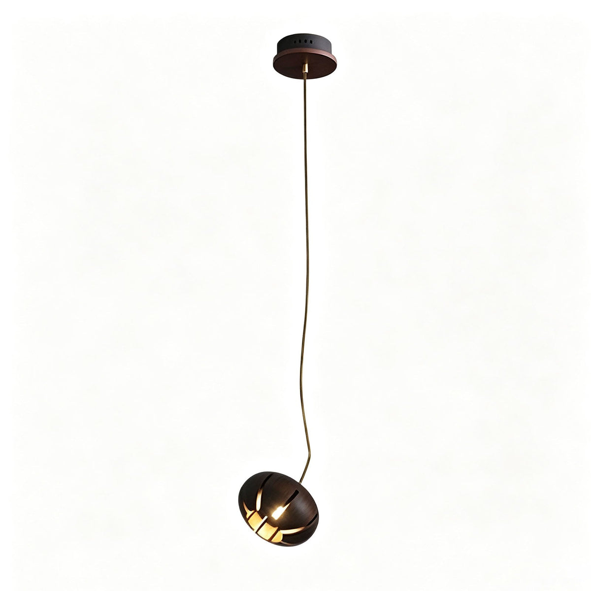 Natural Wood Multi-Pendant Ceiling Light with Cluster Sphere Design for Dining Room & Living Room | Thomler