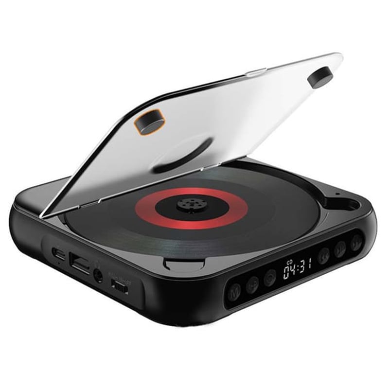 Portable CD Player Bluetooth 5.3 13.5 cm Rechargeable Home Travel MP3 Audio Disc Music Player USB C | Thomler