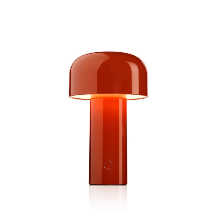 Cordless Mushroom Table Lamp with Touch Dimmer & USB-C Rechargeable Battery for Bedroom, Desk & Outdoor | Thomler