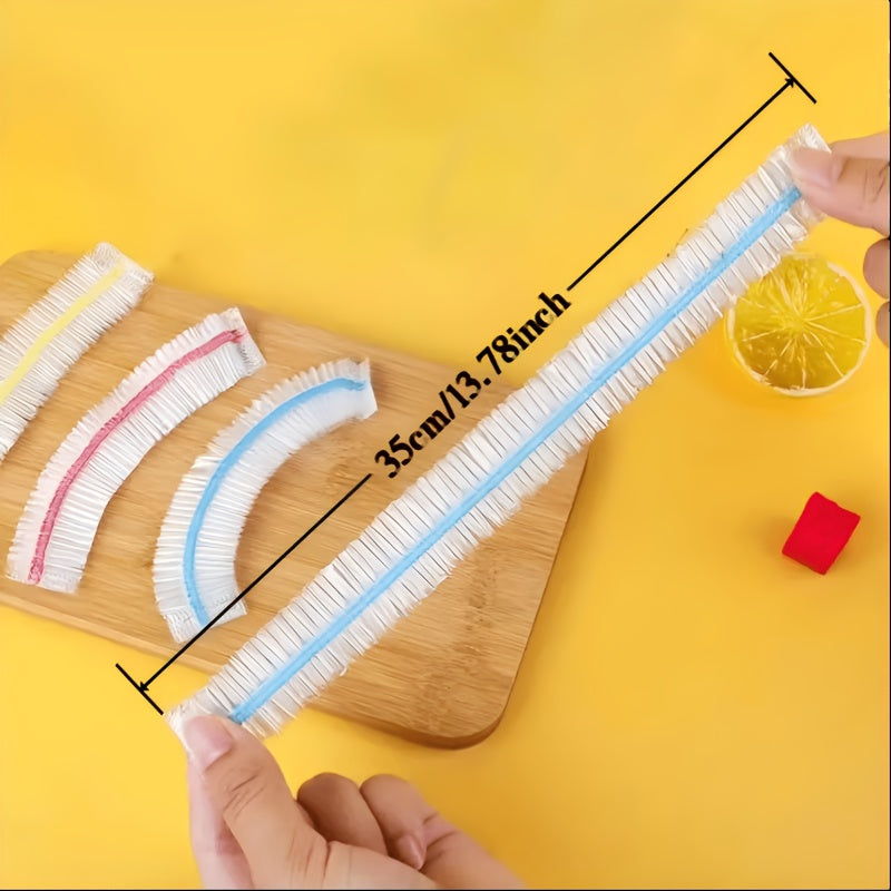 Stretchy Food Storage Covers for Plates & Bowls – 1000-Pack Disposable PE Lids for Kitchen, Fridge & Meal Prep | Thomler