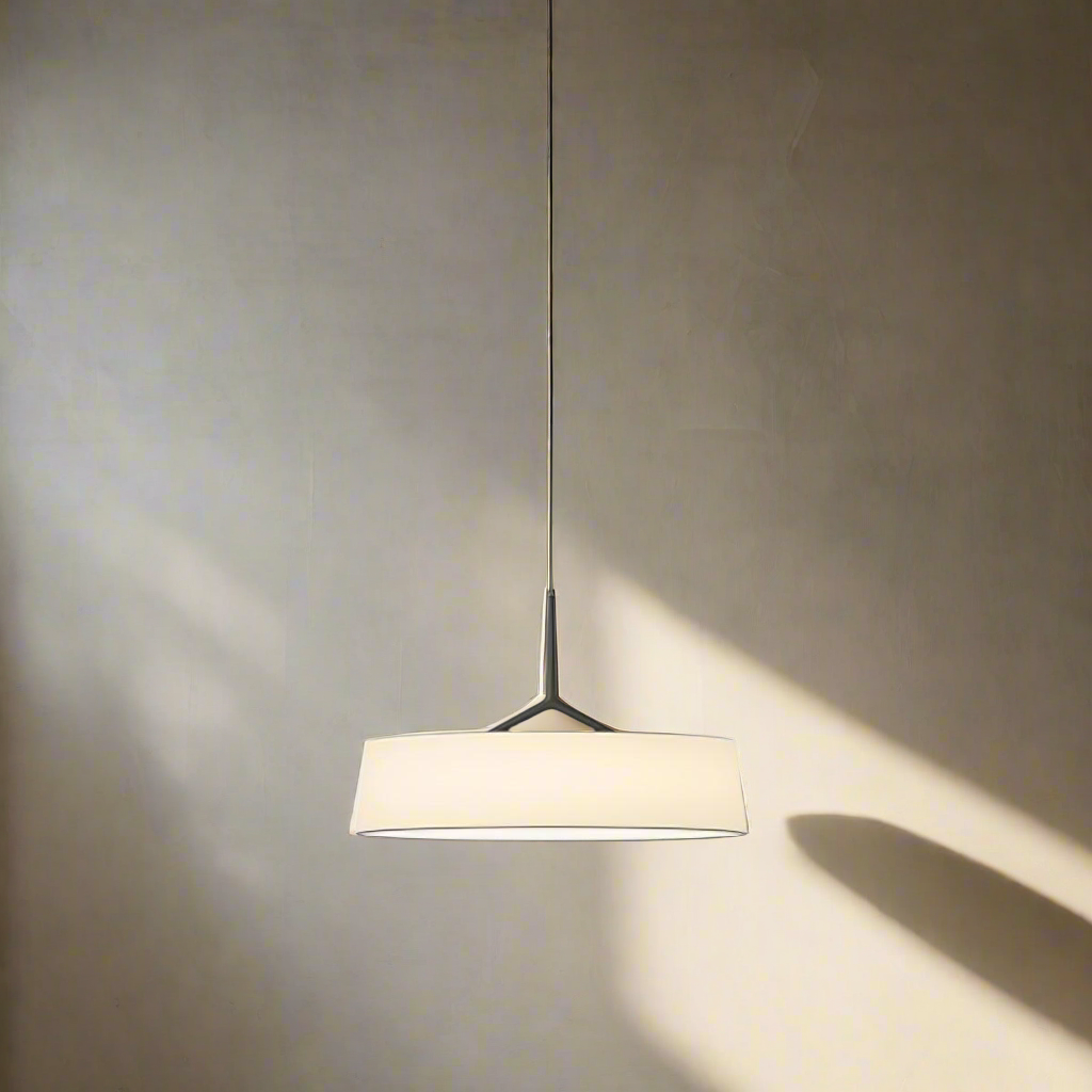 Pendant Light Metal 17.7 in Minimalist LED Adjustable Dining Room Kitchen Island Hanging Ceiling Lamp | Thomler