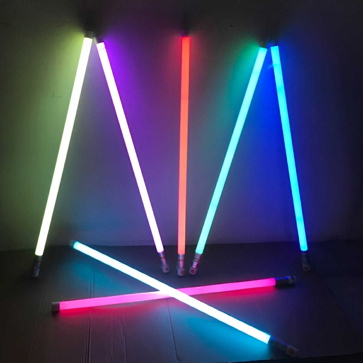 Portable Rechargeable LED Tube Light with RGB Color Modes and Wireless Remote for Photography Studio Bedroom Living Room | Thomler