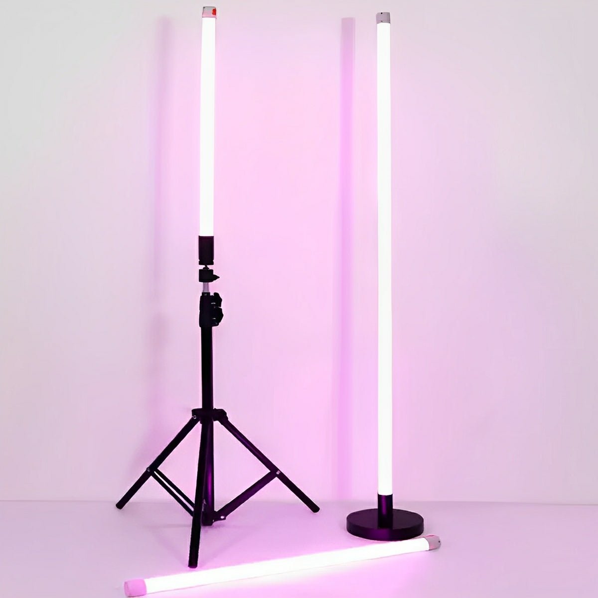 Portable Rechargeable LED Tube Light with RGB Color Modes and Wireless Remote for Photography Studio Bedroom Living Room | Thomler