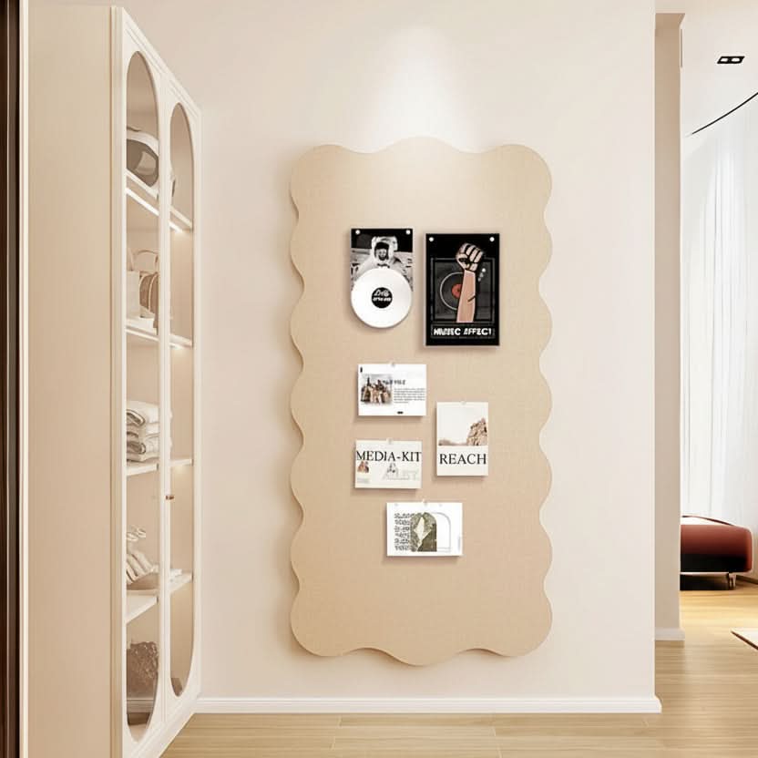 Felt Pin Board with Push Pins – 24×47 in Wall Organizer for Notes, Photos & Memos – Home Office Bulletin Display | Thomler