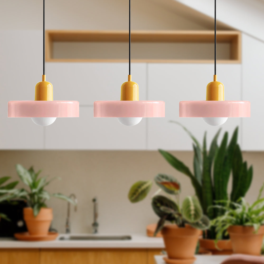 Pendant Light Glass Shade 30.0 cm Bedroom Bedside Hanging Lamp Modern Minimalist Nordic Style Adjustable Ceiling Light | Thomler