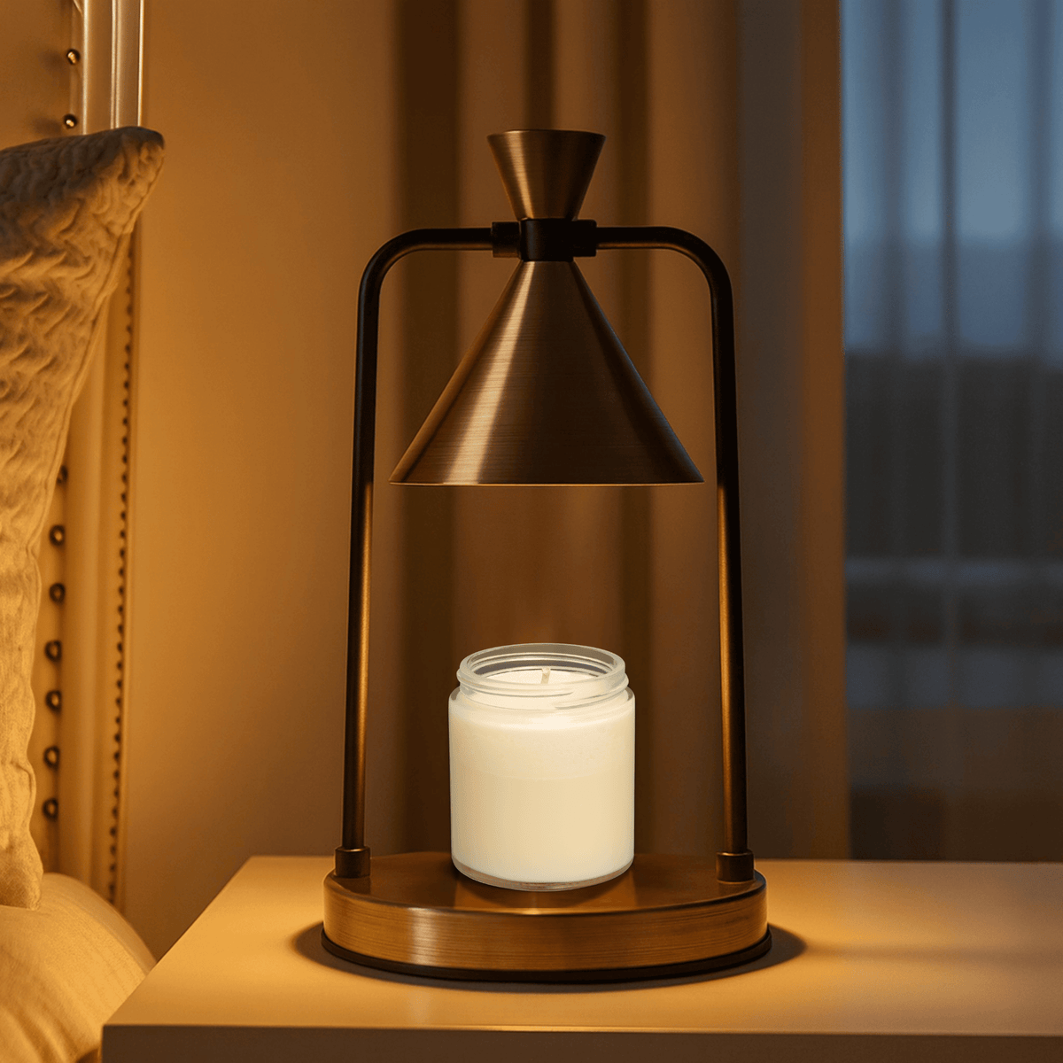 Vintage Electric Wax Warmer with Adjustable Heat Control for Scented Candles & Melts | Thomler