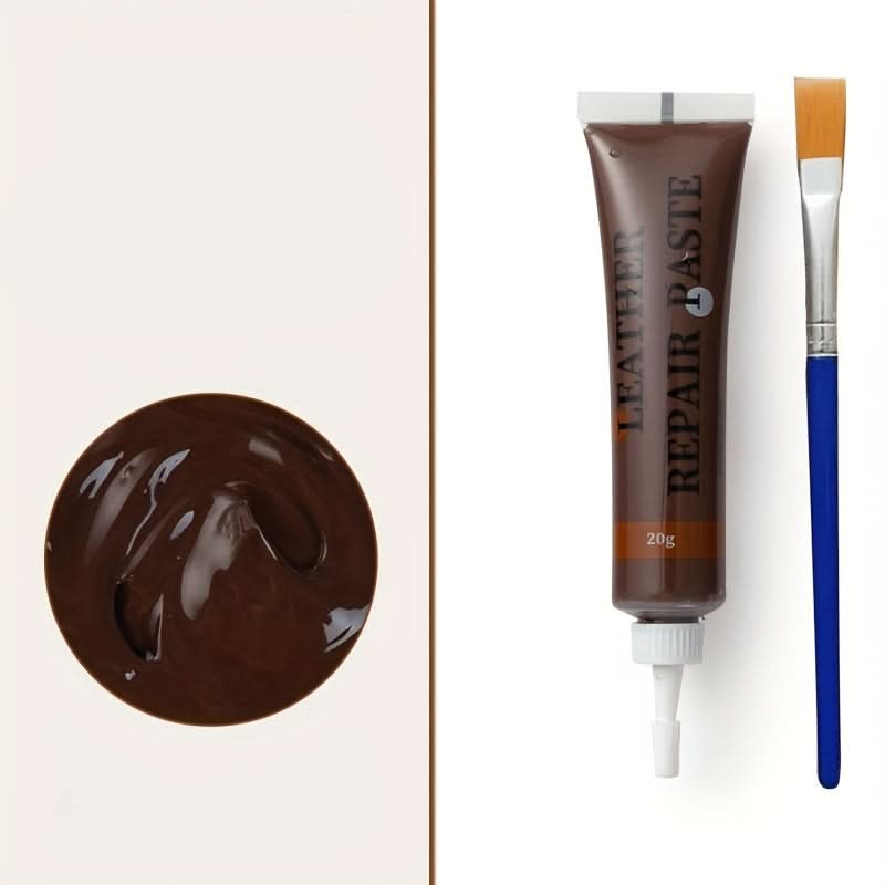 Leather & Vinyl Repair Kit for Couches, Car Interiors & Upholstery – 12 Color Options for Furniture Touch-Ups | Thomler
