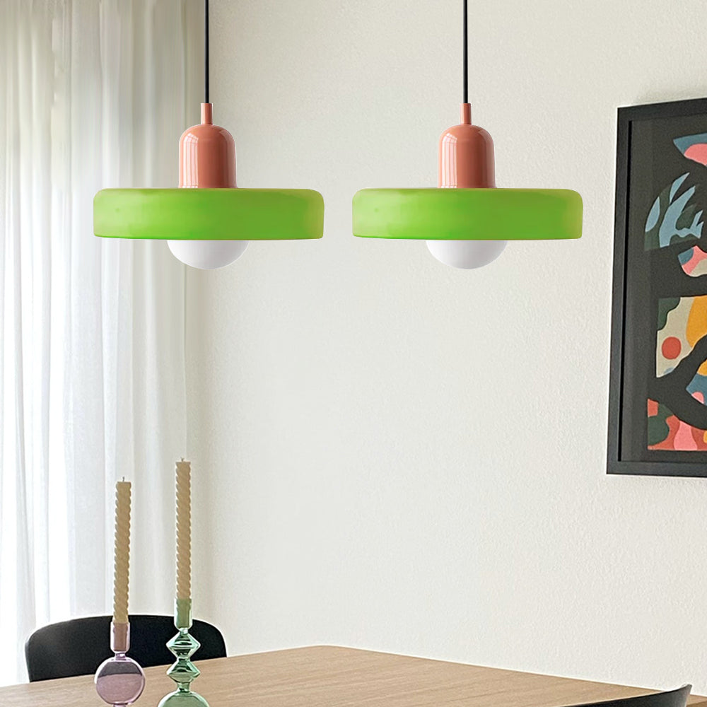 Pendant Light Glass Double Shade G9 35.0 cm Dining Room Kitchen Island Ceiling Fixture Modern Hanging Lamp | Thomler