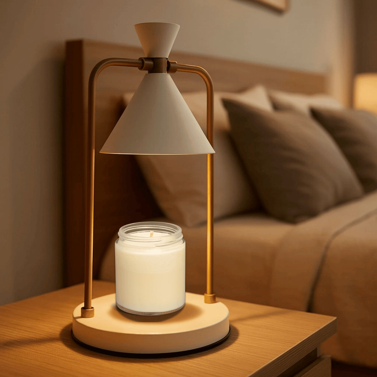 Vintage Electric Wax Warmer with Adjustable Heat Control for Scented Candles & Melts | Thomler