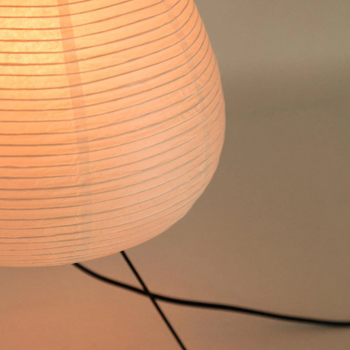 Table Lamp Rice Paper 28.0 cm White Bedroom Ambient Lighting Japanese Minimalist Desk Side Table Mood Light | Thomler