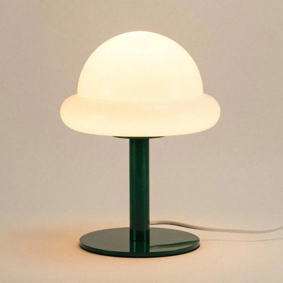 Table Lamp Glass Shade 28.0 cm Mint Or Citrus Bedroom Mood Lighting Modern Accent Light | Thomler