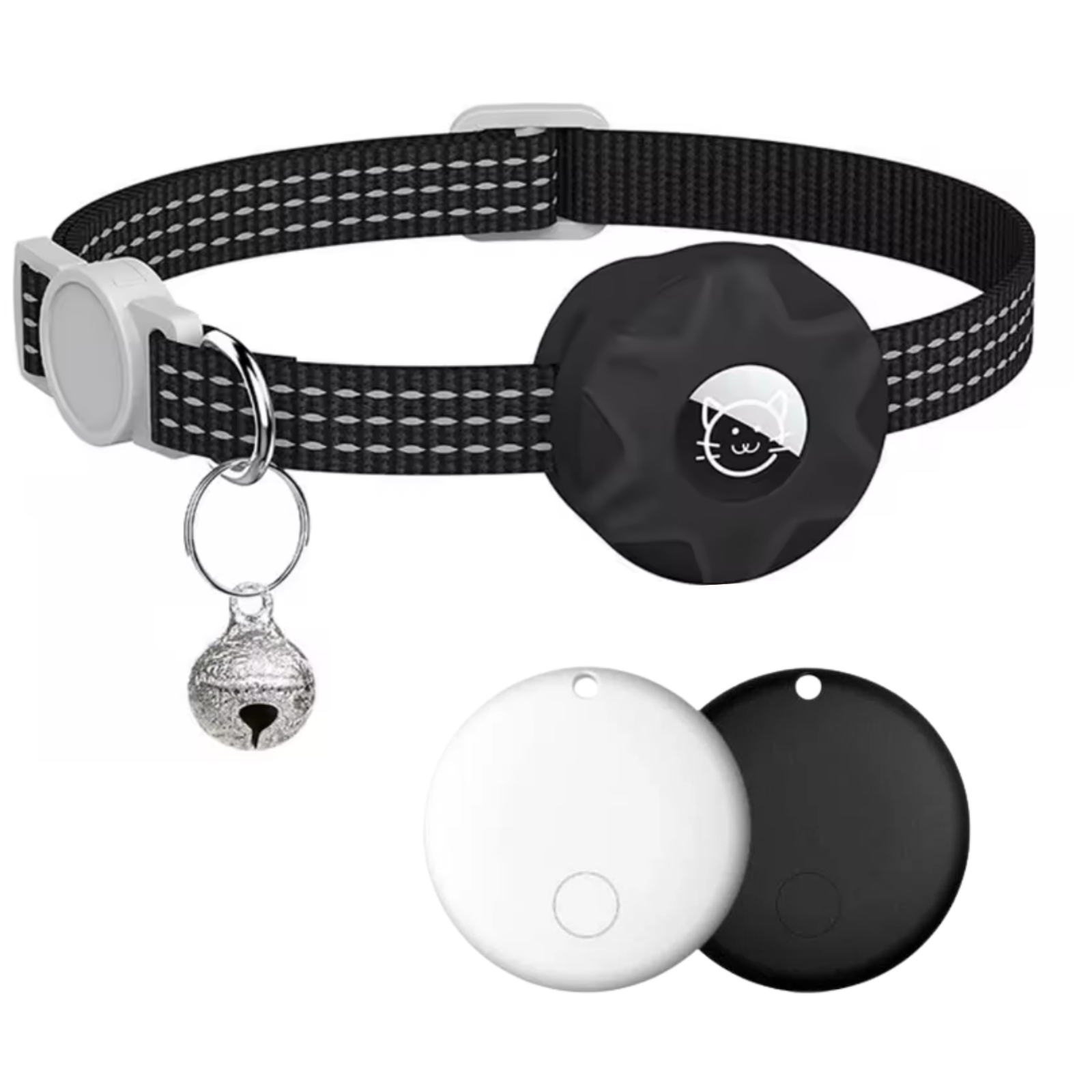 Pet Location Tracker Collar for Dogs & Cats with Android Network Connectivity and Reflective Safety Band | Thomler