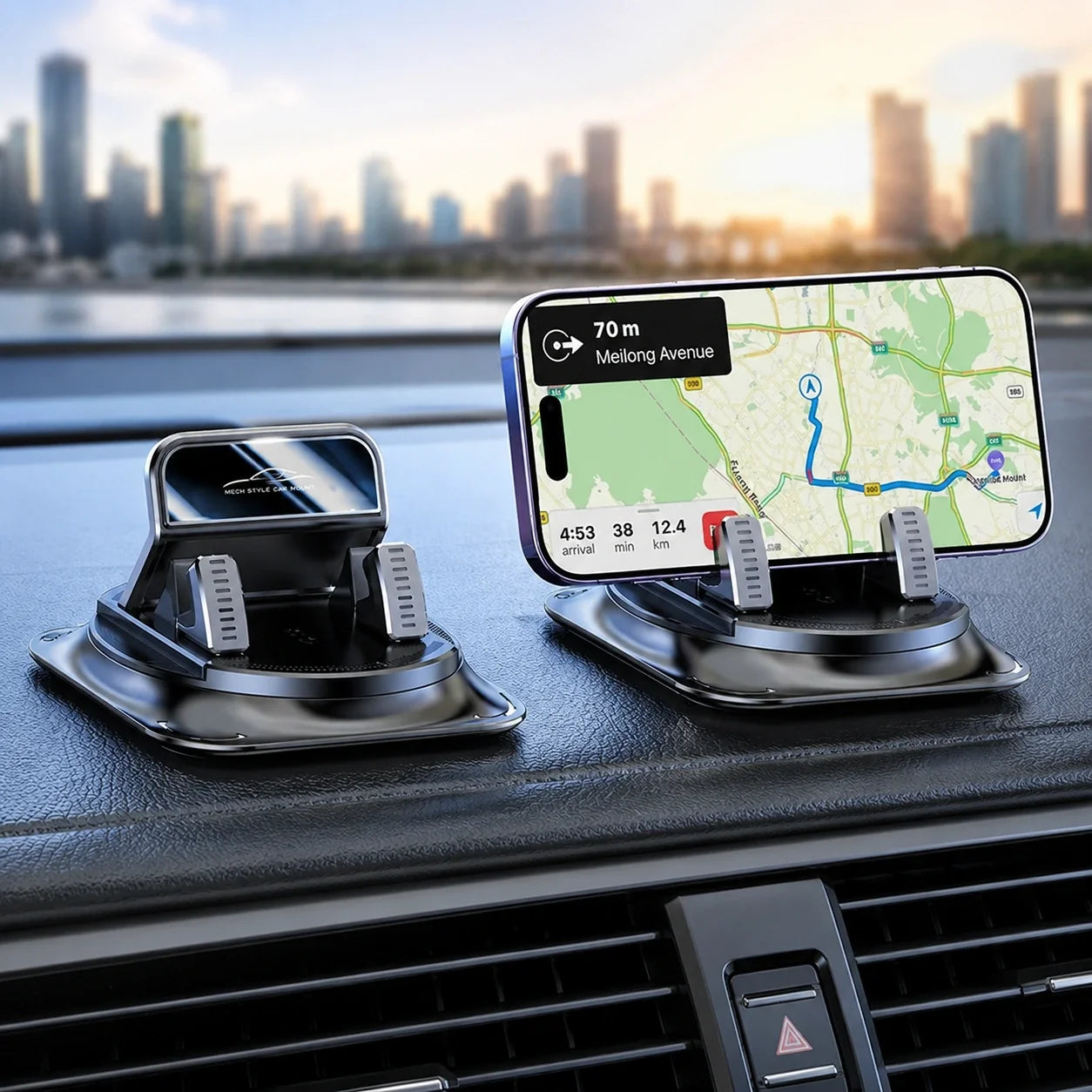 Dashboard GPS Mount for iPhone & Android with 360° Rotation & Hands-Free Viewing for Cars, Trucks & SUVs | Thomler