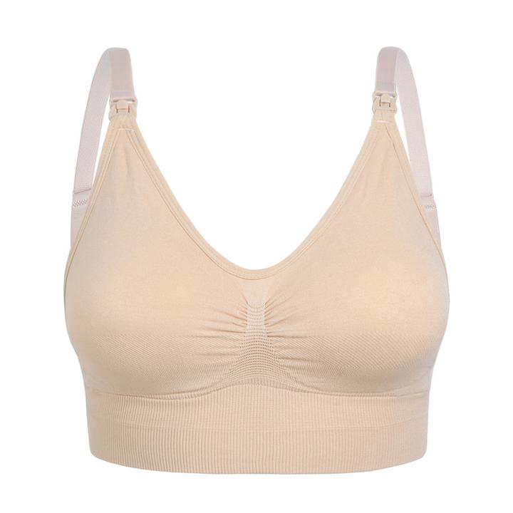 Hands-Free Pumping Nursing Bra with Front Access for Breastfeeding Moms – Wireless Support & Universal Flange Compatibility | Thomler