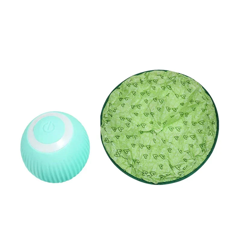 Automated Rolling Ball & Feather Prey Chase Toy for Cats – Motion-Activated Smart Play Mode | Thomler