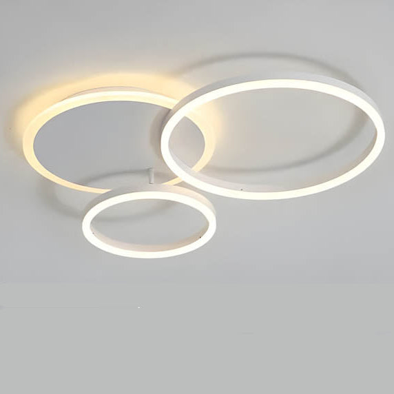 Ceiling Light Aluminium LED 115.0 cm Modern Living Room Bedroom Minimalist Ring Design | Thomler