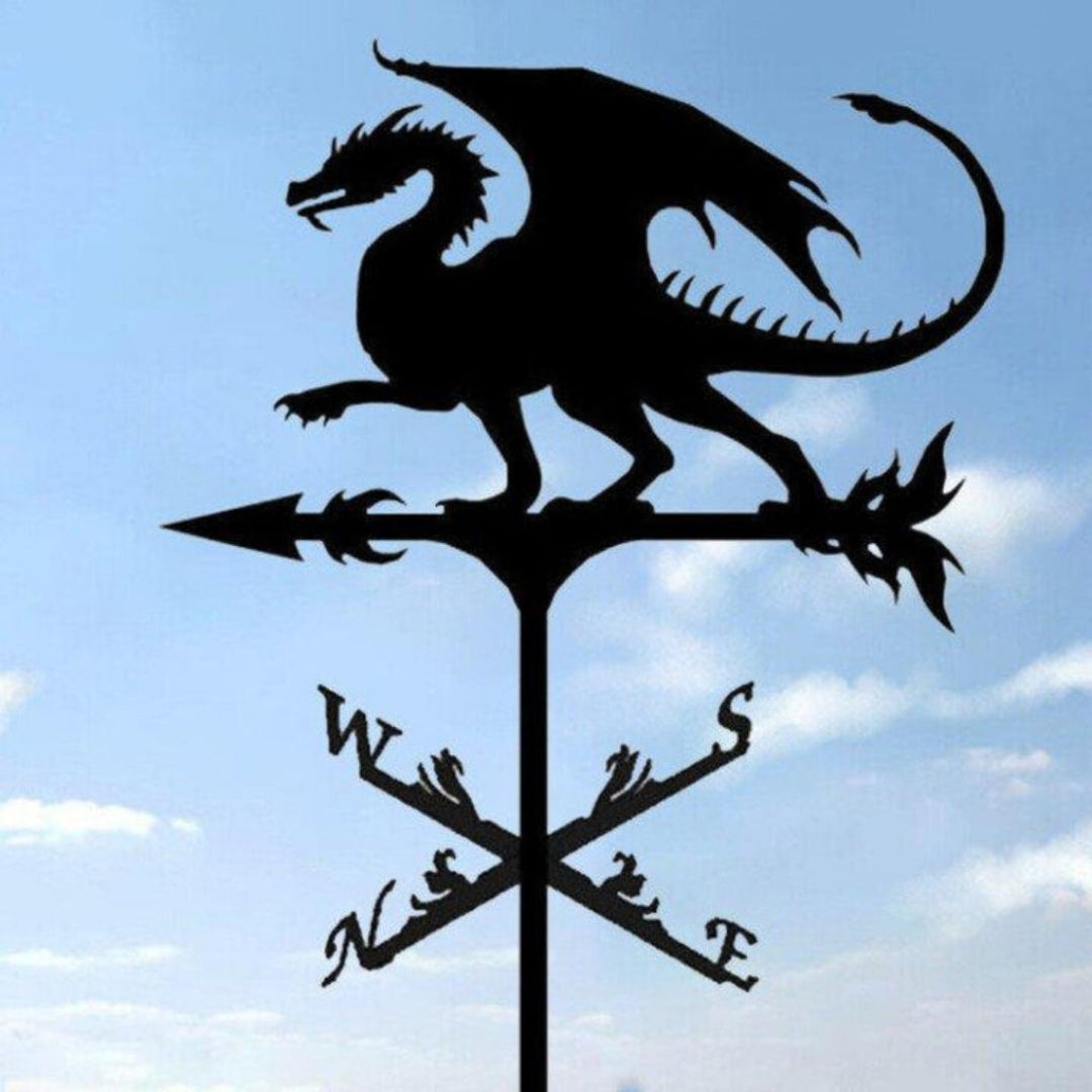 Decorative Weather Vane for Yard – Stainless Steel Wind Direction Indicator, Weatherproof Garden Accent | Thomler