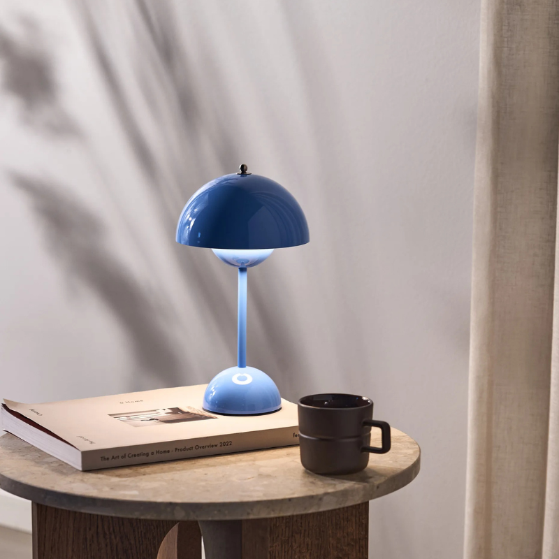 Adjustable Dimmable Metal Table Lamp – Petal Shade LED Desk Light for Living Room, Bedroom & Office | Thomler