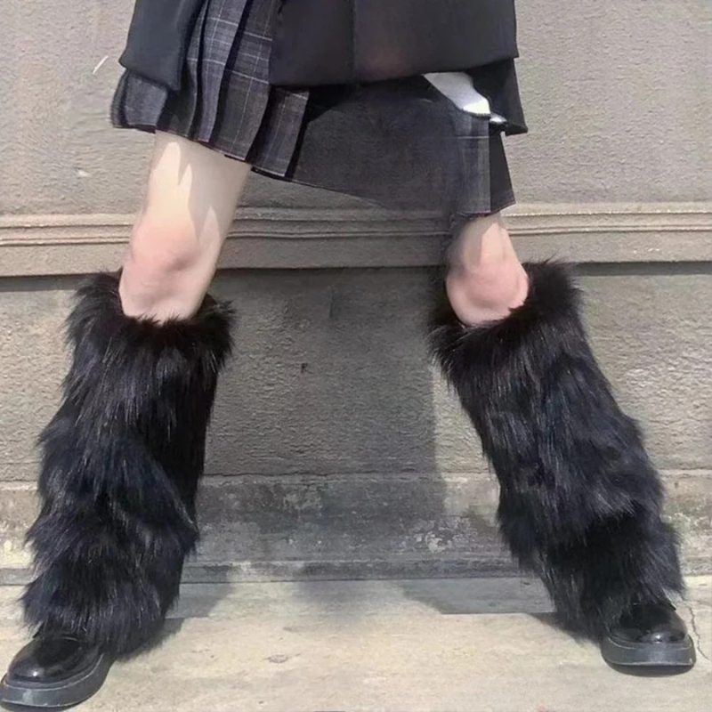 Plush Boot Toppers for Cold Days – Soft Acrylic Fashion Covers for Ankle & Calf | Thomler