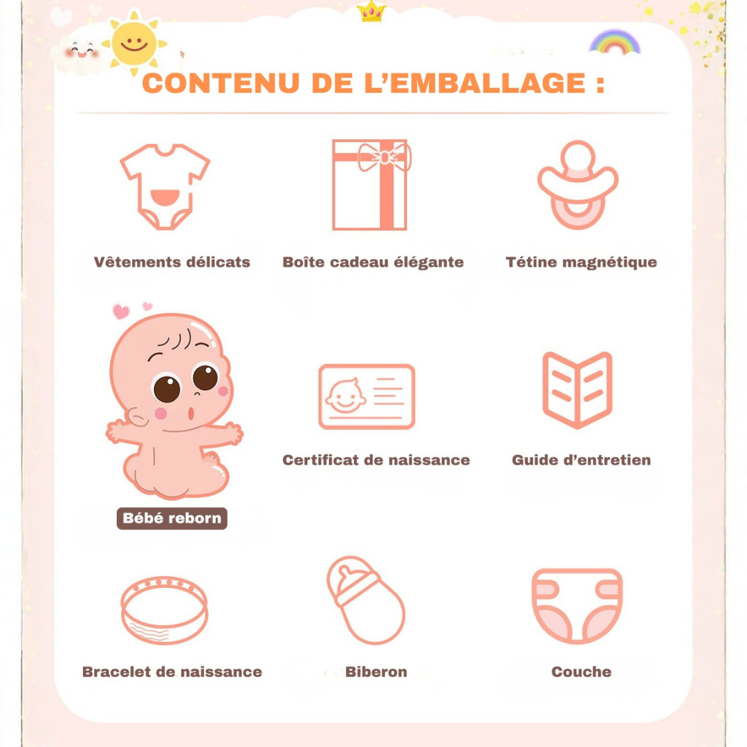 Lifelike Silicone Baby Doll with Soft Touch Skin for Collectible Display & Comfort | Thomler